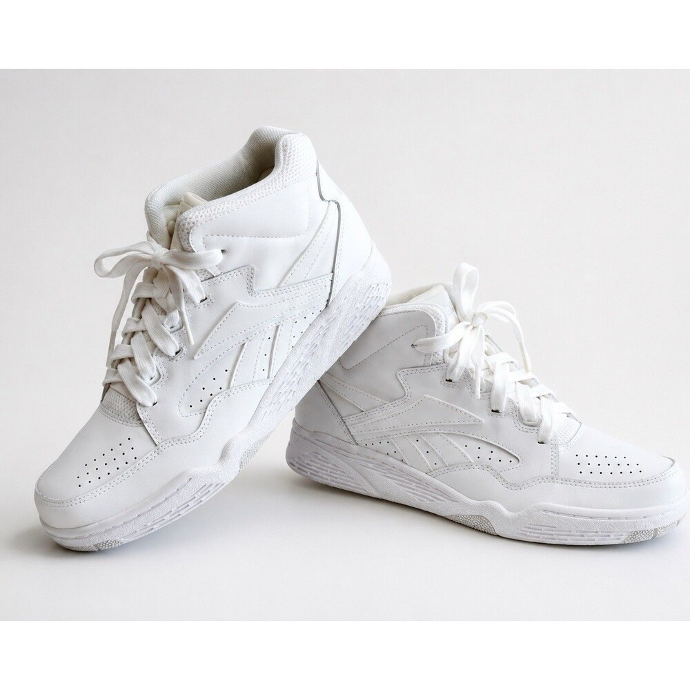 Reebok BB4500 Court Mid 2 White High Top Sneakers Mens Size 8 Athletic
